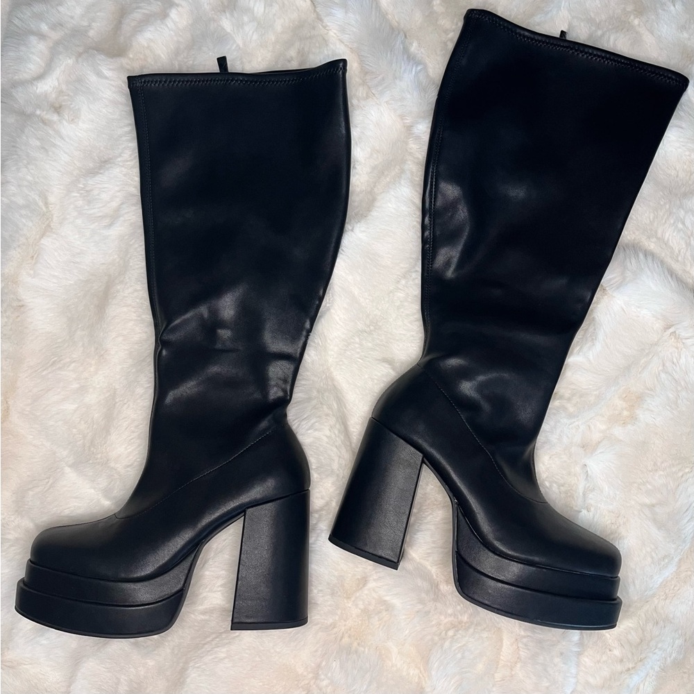 Stretch Double Platform Boot 8.5(WW) - Torrid